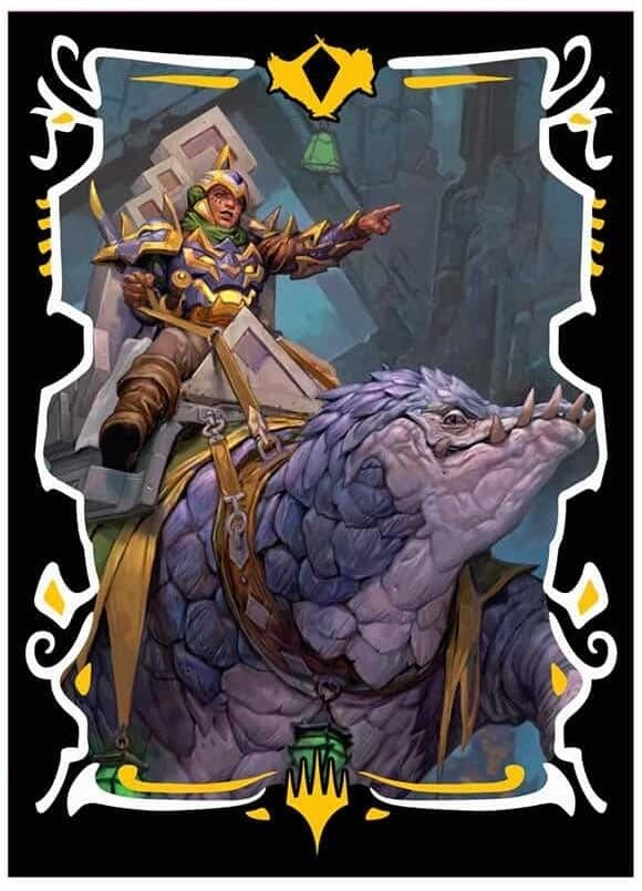 Image for Tarkir: Dragonstorm - Abzan Commander Standard Deck Protector Sleeves for Magic: The Gathering (100-pack) - Card Sleeves