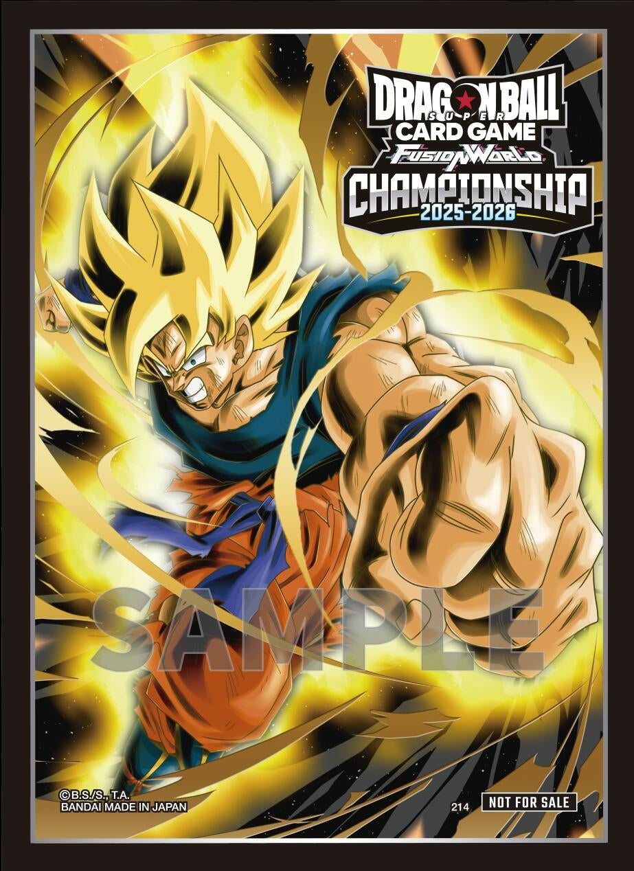 Image for Dragon Ball Super Fusion World Card Game Official Sleeves - Championship Wave 1 (64-Pack) - Card Sleeves