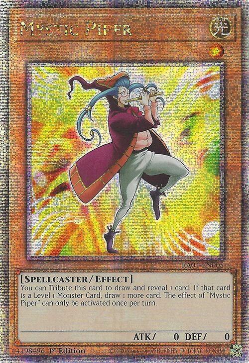Image for Mystic Piper (Quarter Century Secret Rare) (RA04-EN005) - YuGiOh