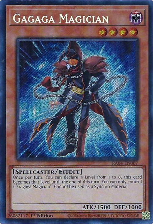Image for Gagaga Magician (Secret Rare) (RA04-EN007) - YuGiOh