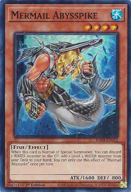 Image for Mermail Abysspike (RA04-EN012) - YuGiOh