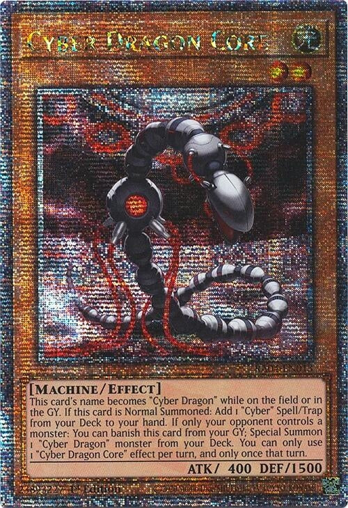 Image for Cyber Dragon Core (Quarter Century Secret Rare) (RA04-EN013) - YuGiOh