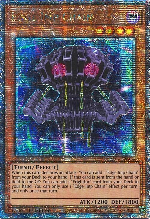Image for Edge Imp Chain (Quarter Century Secret Rare) (RA04-EN014) - YuGiOh