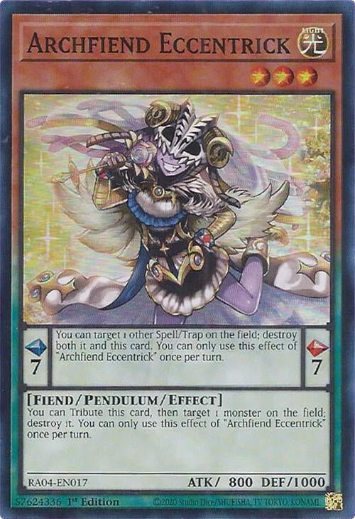 Image for Archfiend Eccentrick (RA04-EN017) - YuGiOh