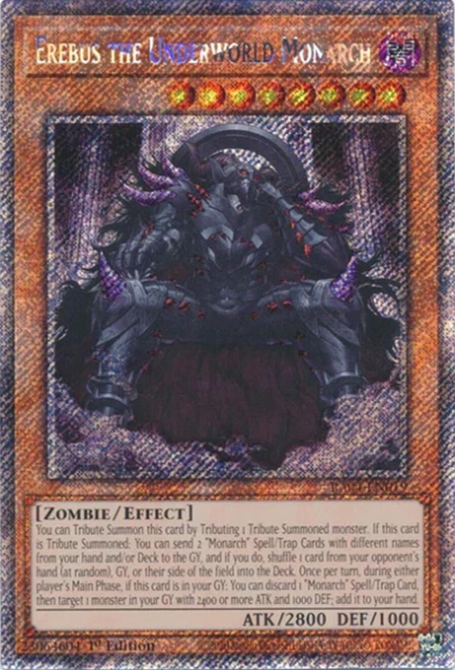 Erebus the Underworld Monarch (Platinum Secret Rare) (RA04-EN019)