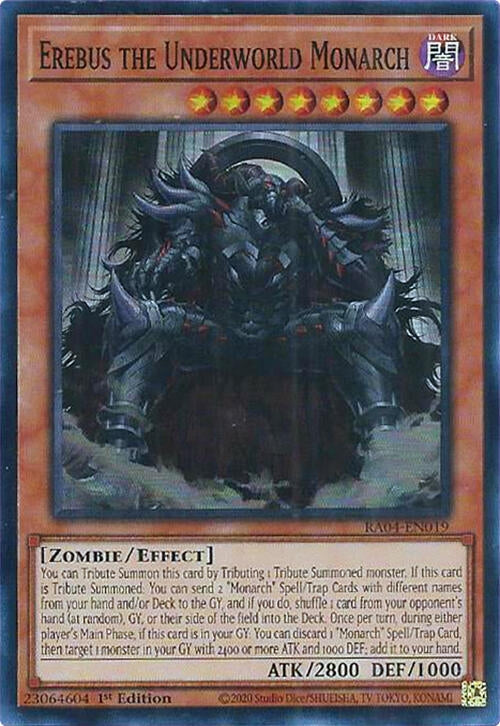 Image for Erebus the Underworld Monarch (RA04-EN019) - YuGiOh
