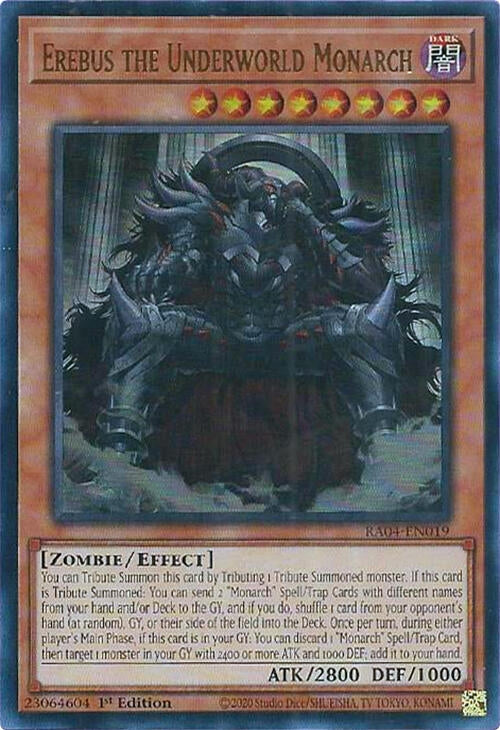 Image for Erebus the Underworld Monarch (UR) (RA04-EN019) - YuGiOh