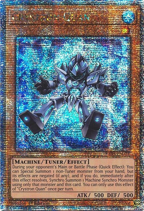 Image for Crystron Quan (Quarter Century Secret Rare) (RA04-EN021) - YuGiOh