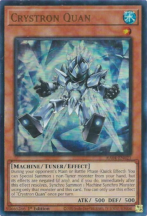 Image for Crystron Quan (UR) (RA04-EN021) - YuGiOh