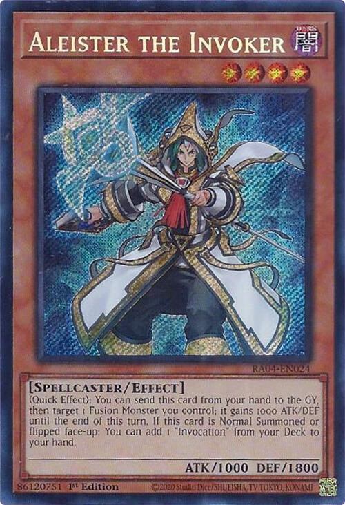 Image for Aleister the Invoker (Alternate Art) (Secret Rare) (RA04-EN024) - YuGiOh