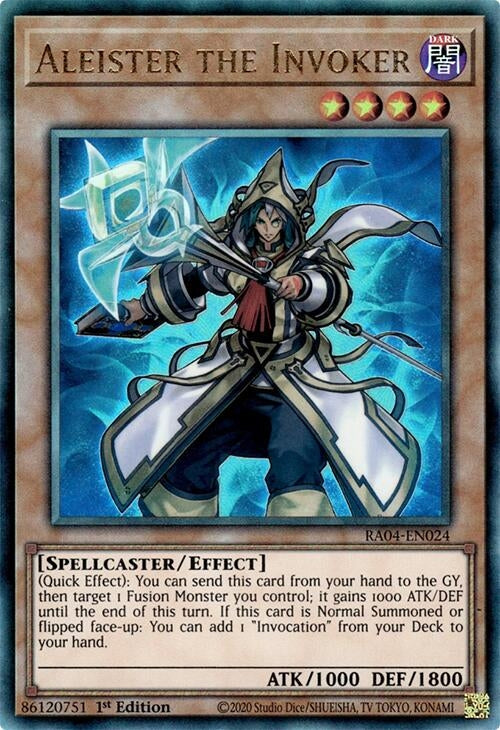 Aleister the Invoker (Alternate Art) (PUR) (RA04-EN024)