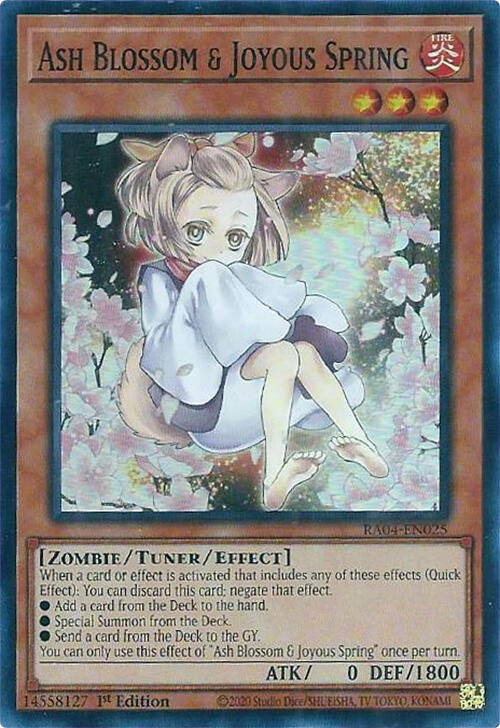 Image for Ash Blossom & Joyous Spring  (Alternate Art) (RA04-EN025) - YuGiOh