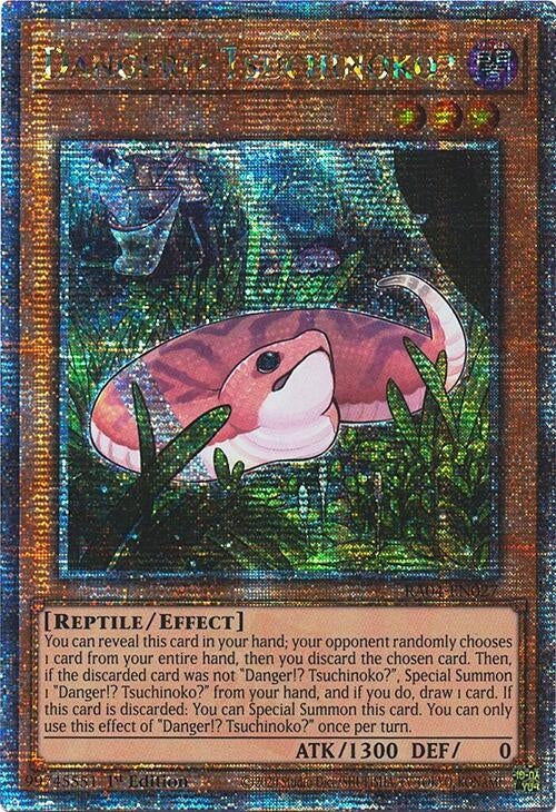 Image for Danger!? Tsuchinoko? (Quarter Century Secret Rare) (RA04-EN027) - YuGiOh