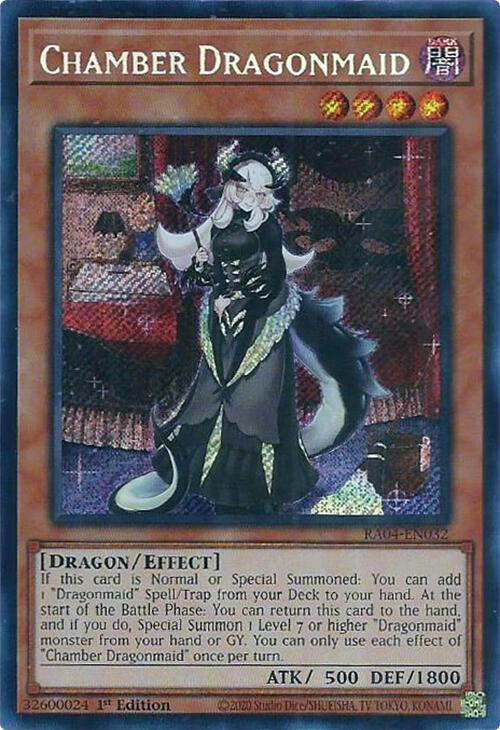 Image for Chamber Dragonmaid (Secret Rare) (RA04-EN032) - YuGiOh