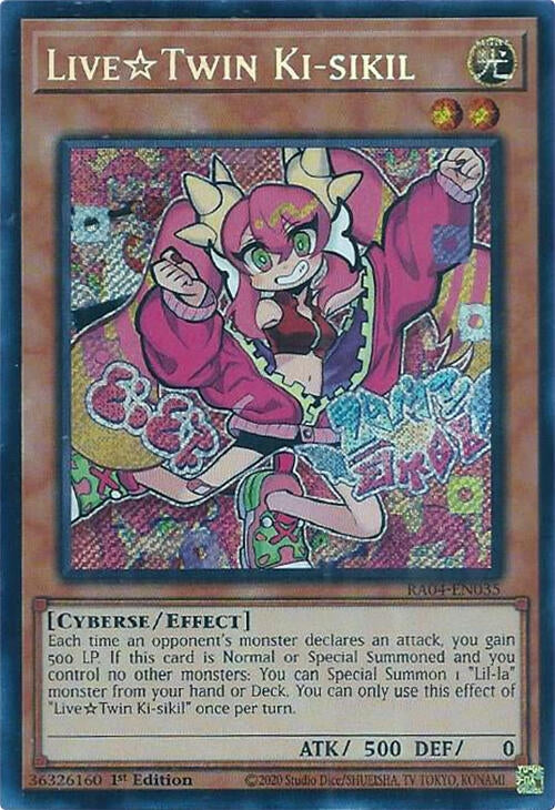 Image for Live Twin Ki-sikil (Secret Rare) (RA04-EN035) - YuGiOh