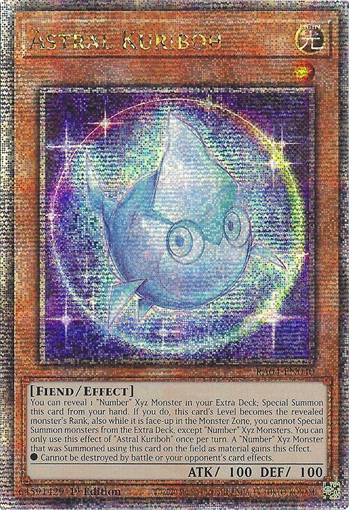 Image for Astral Kuriboh (Quarter Century Secret Rare) (RA04-EN040) - YuGiOh