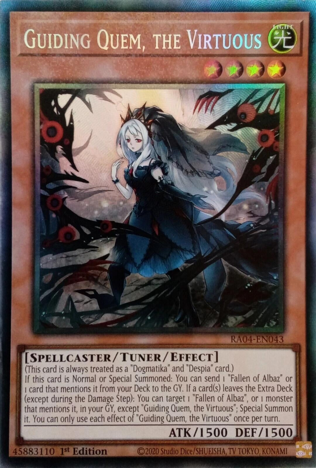 Image for Guiding Quem, the Virtuous (PCR) (RA04-EN043) - YuGiOh