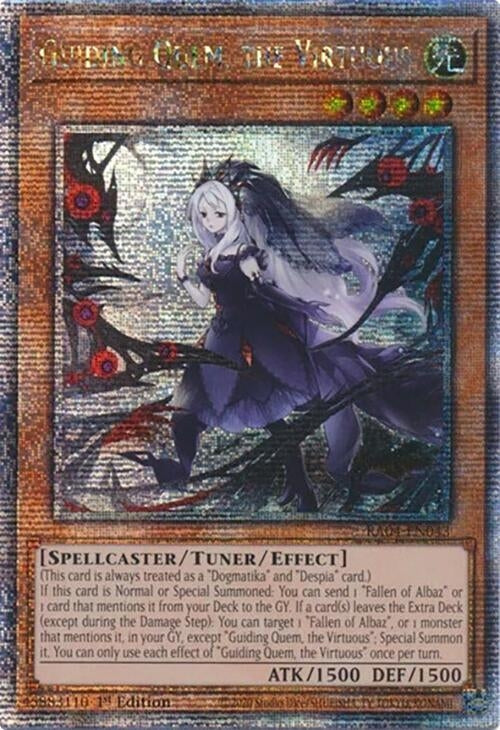 Image for Guiding Quem, the Virtuous (Quarter Century Secret Rare) (RA04-EN043) - YuGiOh