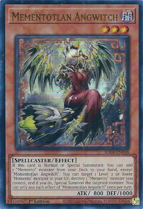 Image for Mementotlan Angwitch (UR) (RA04-EN048) - YuGiOh