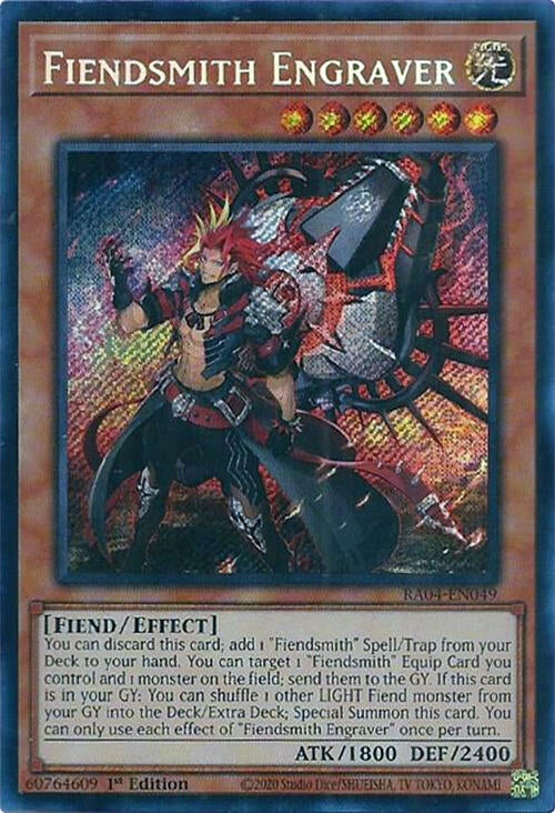 Image for Fiendsmith Engraver (Secret Rare) (RA04-EN049) - YuGiOh