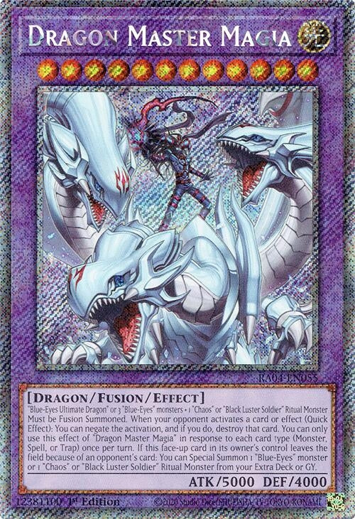 Dragon Master Magia (Platinum Secret Rare) (RA04-EN055)
