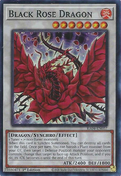 Image for Black Rose Dragon (RA04-EN057) - YuGiOh