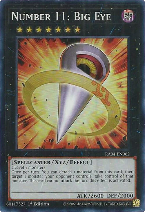 Image for Number 11: Big Eye (RA04-EN062) - YuGiOh