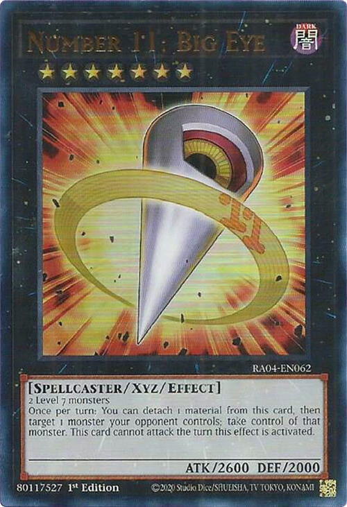 Image for Number 11: Big Eye (UR) (RA04-EN062) - YuGiOh