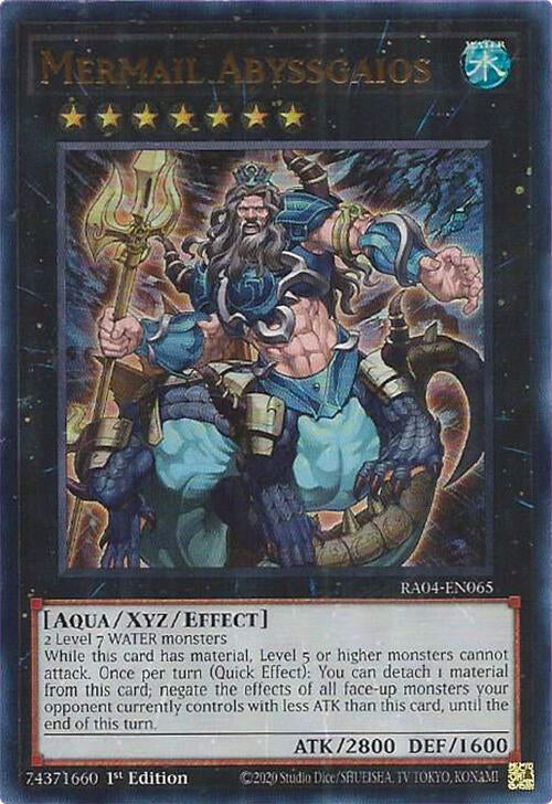 Image for Mermail Abyssgaios (UR) (RA04-EN065) - YuGiOh
