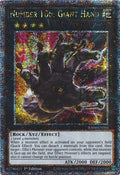 Image for Number 106: Giant Hand (Quarter Century Secret Rare) (RA04-EN066) - YuGiOh