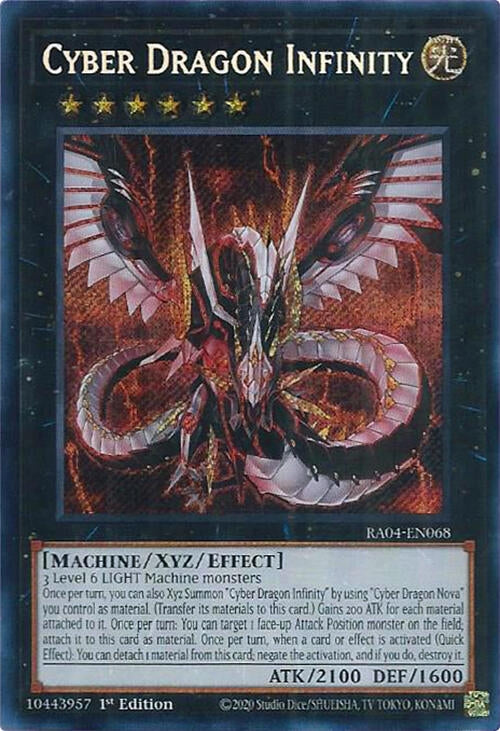 Image for Cyber Dragon Infinity (Secret Rare) (RA04-EN068) - YuGiOh