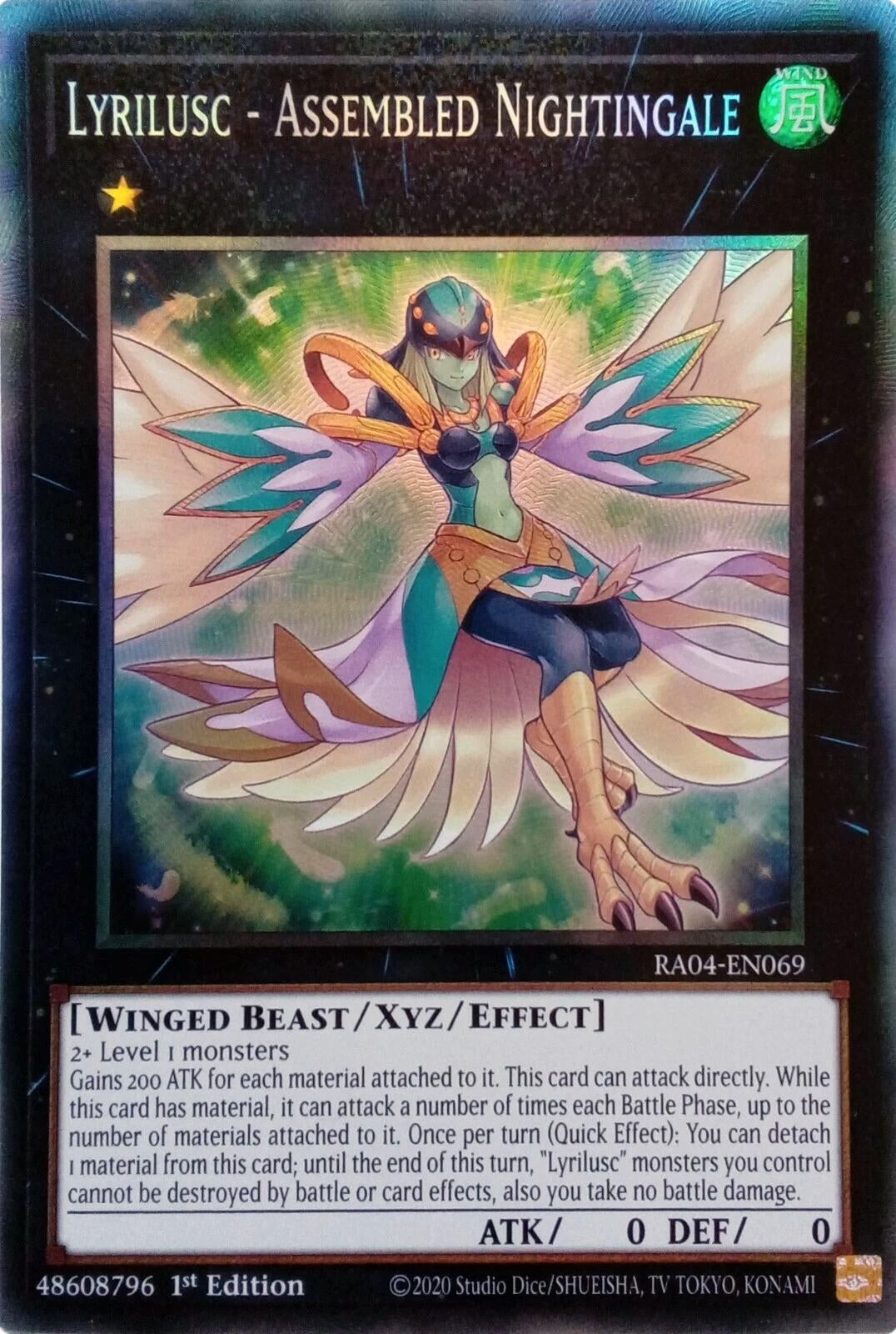 Image for Lyrilusc - Assembled Nightingale (PCR) (RA04-EN069) - YuGiOh