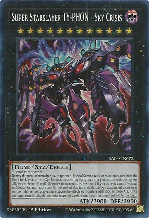 Image for Super Starslayer TY-PHON - Sky Crisis (RA04-EN072) - YuGiOh