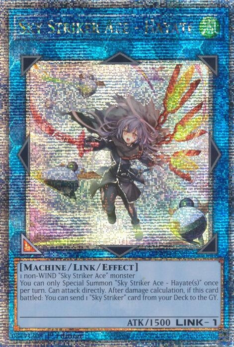 Image for Sky Striker Ace - Hayate (New Art) (Quarter Century Secret Rare) (RA04-EN073) - YuGiOh
