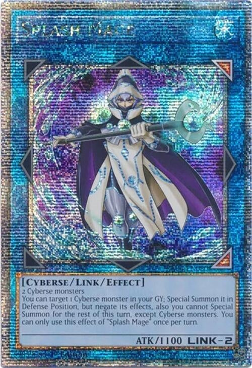 Image for Splash Mage (Quarter Century Secret Rare) (RA04-EN080) - YuGiOh