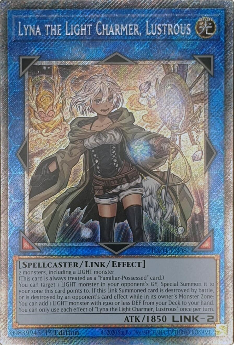 Lyna the Light Charmer, Lustrous (Platinum Secret Rare) (RA04-EN081)