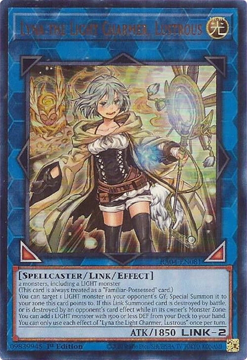 Image for Lyna the Light Charmer, Lustrous (UR) (RA04-EN081) - YuGiOh