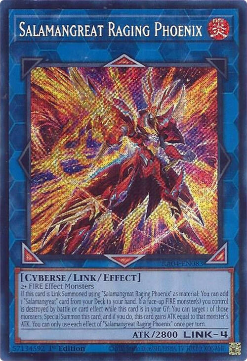 Image for Salamangreat Raging Phoenix (Secret Rare) (RA04-EN083) - YuGiOh