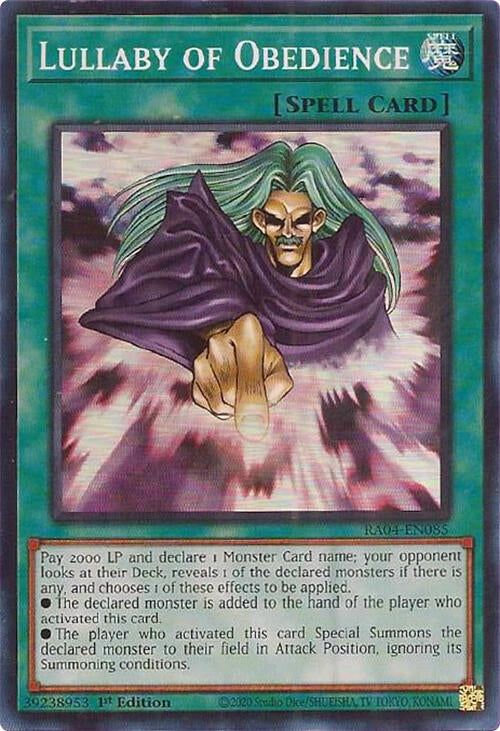 Image for Lullaby of Obedience (RA04-EN085) - YuGiOh