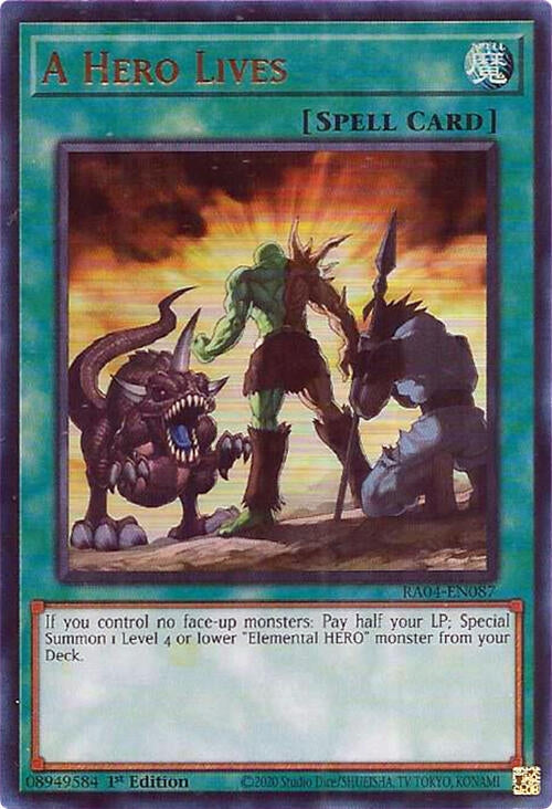 A Hero Lives (UR) (RA04-EN087)
