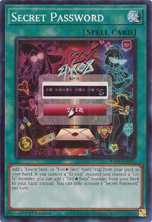 Image for Secret Password (RA04-EN095) - YuGiOh