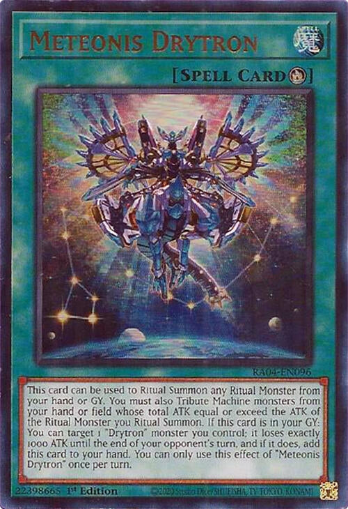 Image for Meteonis Drytron (UR) (RA04-EN096) - YuGiOh