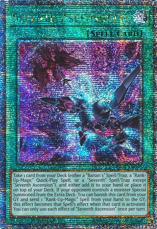 Image for Seventh Ascension (Quarter Century Secret Rare) (RA04-EN098) - YuGiOh