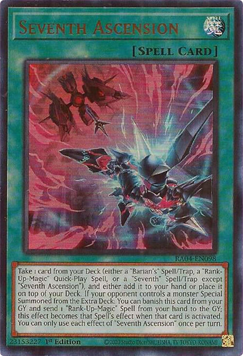 Image for Seventh Ascension (UR) (RA04-EN098) - YuGiOh