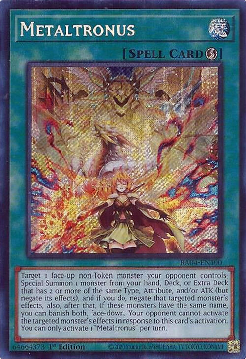 Image for Metaltronus (Secret Rare) (RA04-EN100) - YuGiOh