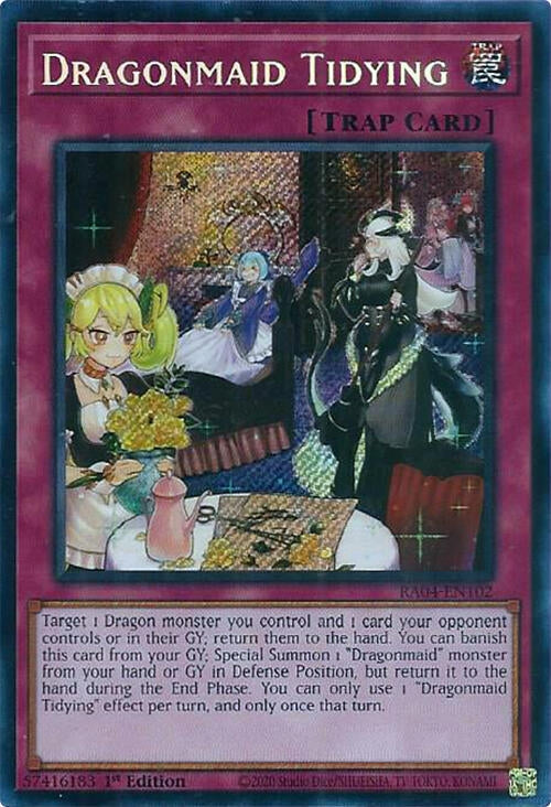 Image for Dragonmaid Tidying (Secret Rare) (RA04-EN102) - YuGiOh