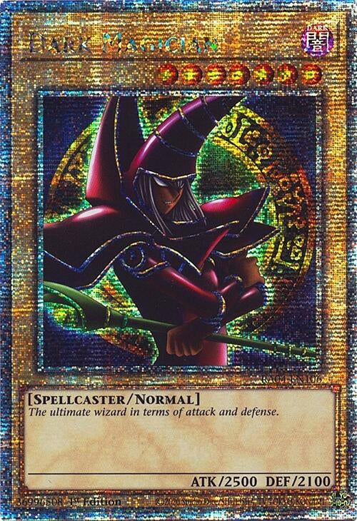Image for Dark Magician (Arkana) (Quarter Century Secret Rare) (RA04-EN106) - YuGiOh