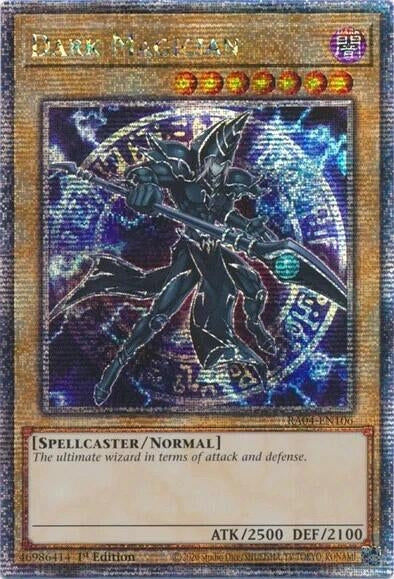 Image for Dark Magician (7th Art) (Quarter Century Secret Rare) (RA04-EN106) - YuGiOh