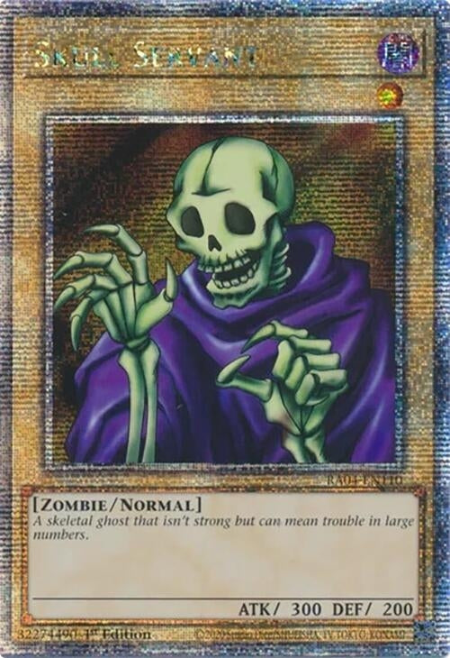 Image for Skull Servant (Quarter Century Secret Rare) (RA04-EN110) - YuGiOh
