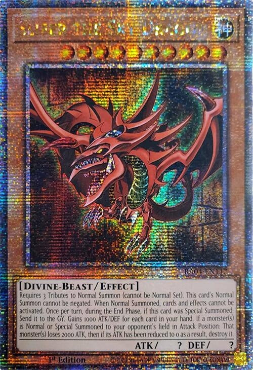 Image for Slifer the Sky Dragon (Quarter Century Secret Rare) (RA04-EN117) - YuGiOh